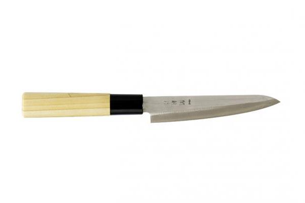 5 couteaux GEORGES artisanaux : santoku, cuisine, office, pain, steak